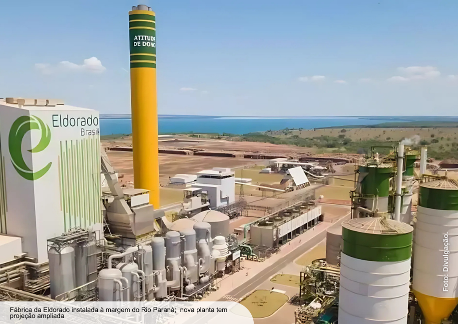 Eldorado amplia projeto de nova fábrica e paga R$ 13 milhões em compensações