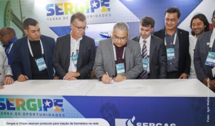 Orizon e Sergas estudam injeção de biometano na rede de gás canalizado em Sergipe