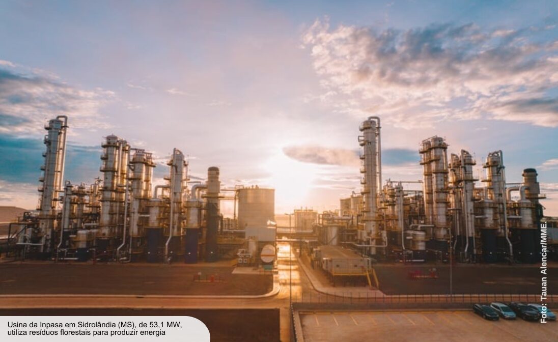 Térmicas a biomassa tornam o MS exportador de energia firme