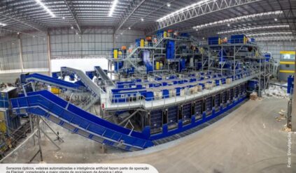 Maior planta de reciclagem da América Latina aposta em IA para ganhar escala no Brasil